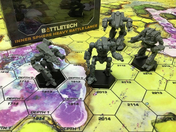 Battle Tech: Inner Sphere Heavy Battle Lance - Pro Tech Games