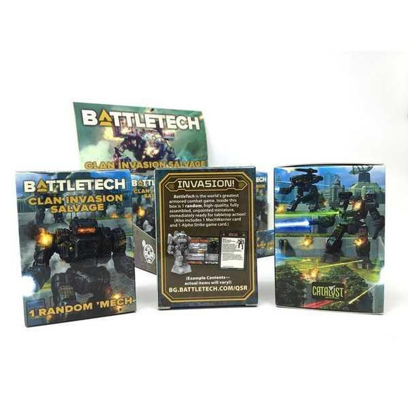 BattleTech Clan Invasion Salvage Blind Box - Pro Tech 