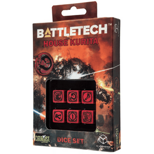 BattleTech House Kurita D6 Dice set - Pro Tech 