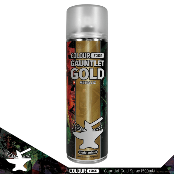Colour Forge Gauntlet Gold Spray (500ml) COLLECTION ONLY - Pro Tech 
