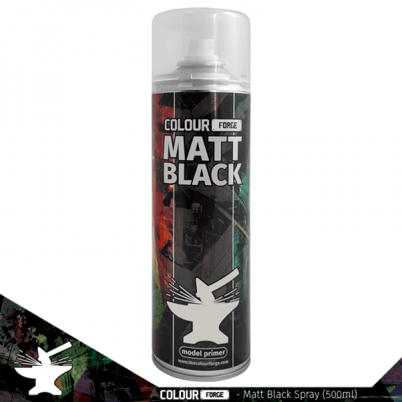 Colour Forge Matt Black Spray (500ml) COLLECTION ONLY - Pro Tech 