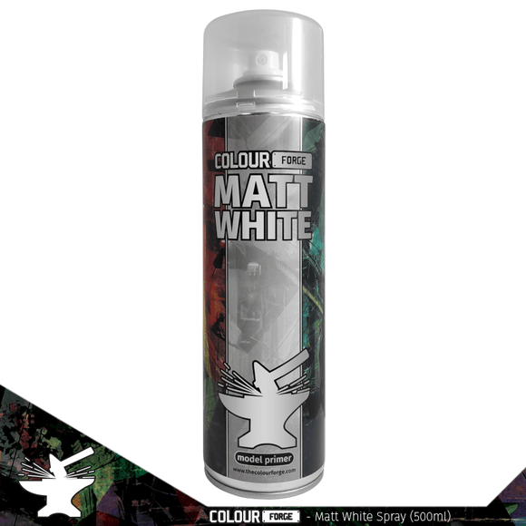 Colour Forge Matt White Spray (500ml) COLLECTION ONLY - Pro Tech 