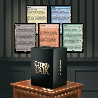MTG: Secret Lair Drop Series:   The Full-Text Lands FOIL EDITION