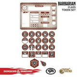 D&D Barbarian Token Set (Player Board & 22 tokens) - Pro Tech 