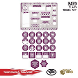 D&D Bard Token Set (Player Board & 22 tokens) - Pro Tech Games