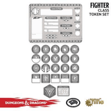 D&D Fighter Token Set (Player Board & 22 tokens) - Pro Tech 