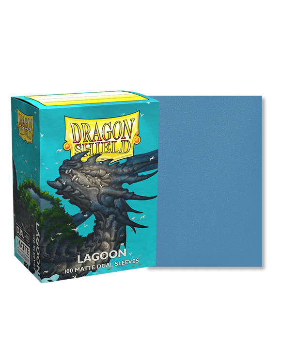 Dragon Shield Sleeves - 100ct - Dual Matte - Lagoon - Pro Tech Games