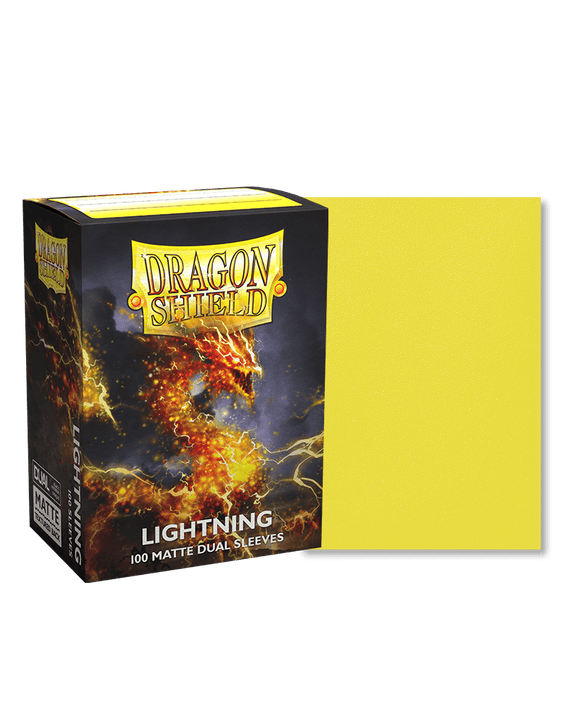 Dragon Shield Sleeves - 100ct - Dual Matte - Lightning - Pro Tech Games