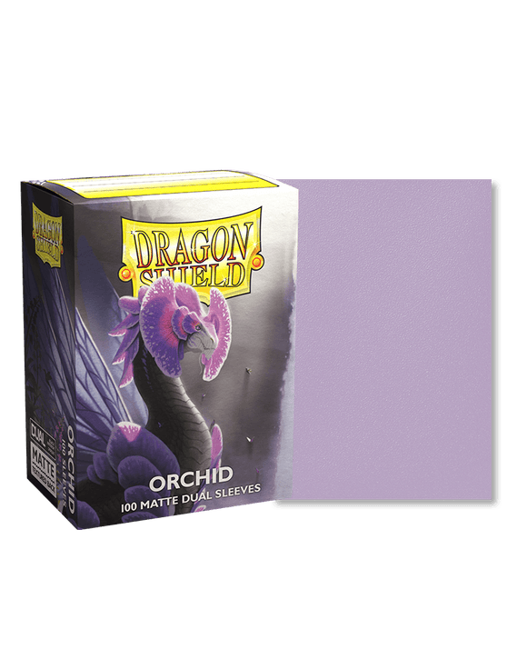 Dragon Shield Sleeves - 100ct - Dual Matte - Orchid - Pro Tech Games