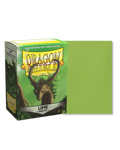 Dragon Shield Sleeves  - 100ct - Matte - Lime - Pro Tech 