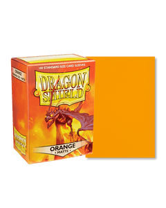 Dragon Shield Sleeves  - 100ct - Matte - Orange - Pro Tech 