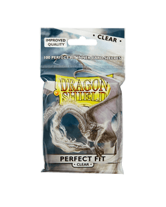 Dragon Shield Sleeves  - 100ct - Perfect Fit Toploading - Clear - Pro Tech 