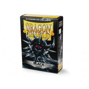 Dragon Shield Sleeves  - 60ct - Standard Classic - Black - Pro Tech 