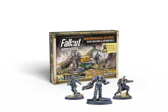 Fallout: Wasteland Warfare - Brotherhood of Steel Elder Maxon and Captain Kells - Pro Tech Games