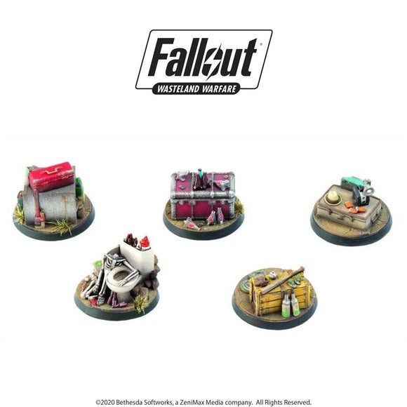 Fallout: Wasteland Warfare - Terrain Expansion: Objective Markers 1 - Pro Tech 