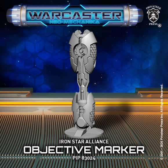 Warcaster Iron Star Alliance Objective Marker - Pro Tech 