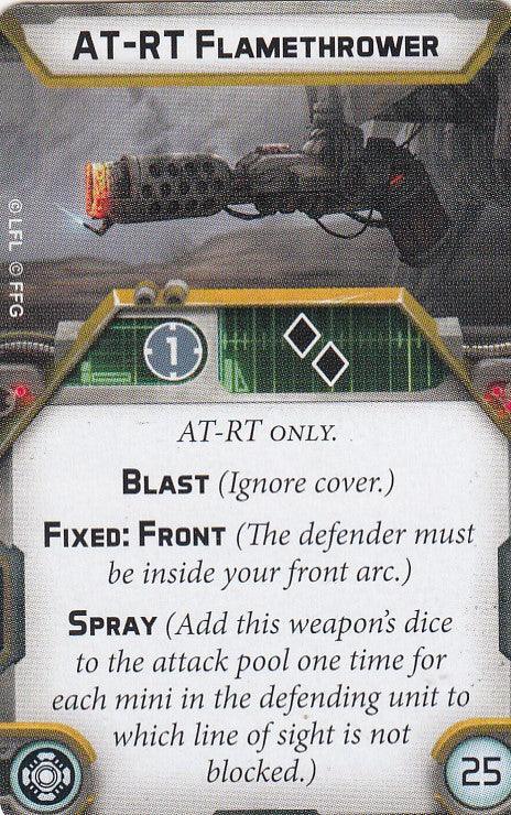 Legion Upgrade Card - AT-RT Flamethrower - Pro Tech 