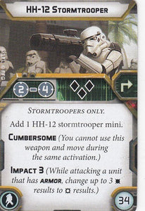 Legion Upgrade Card - HH-12 Stormtrooper - Pro Tech Games