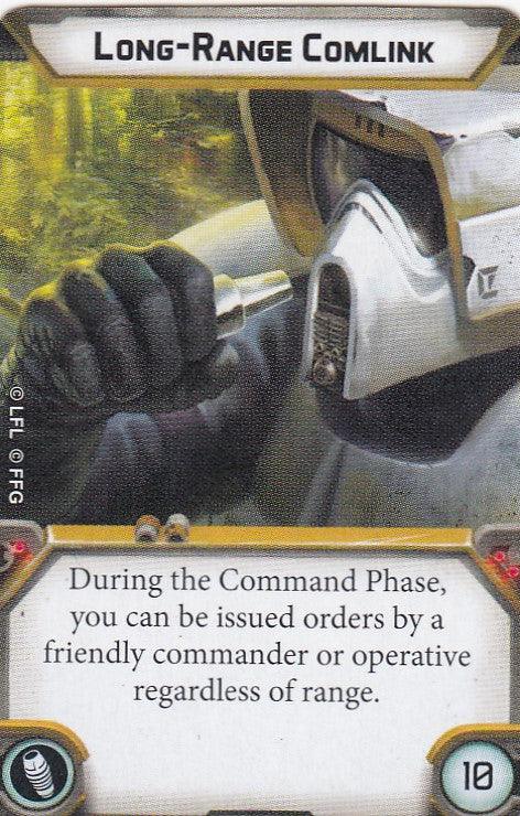 Legion Upgrade Card - Long-Range Comlink - Pro Tech 