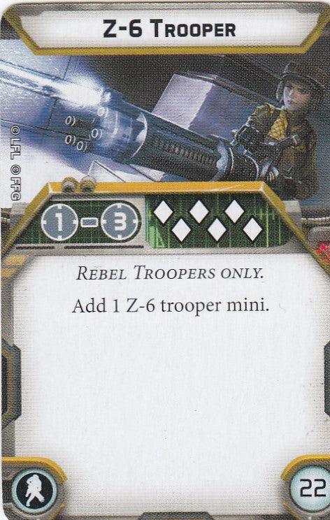 Legion Upgrade Card - Z-6 Trooper - Pro Tech Games