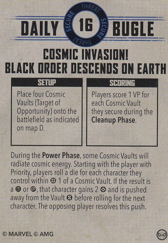 MCP Card - Cosmic Invasion! Black Order Desends on Earth - Pro Tech 