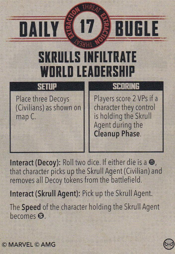 MCP Card - Skrulls Infiltrate World Leadership - Pro Tech Games