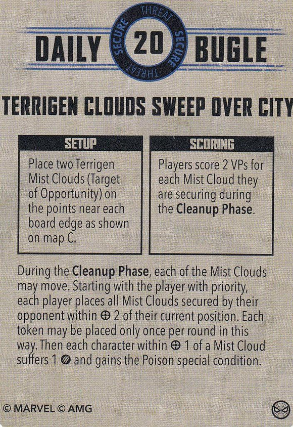 MCP Card -Terrigen Clouds Sweep Over City - Pro Tech 