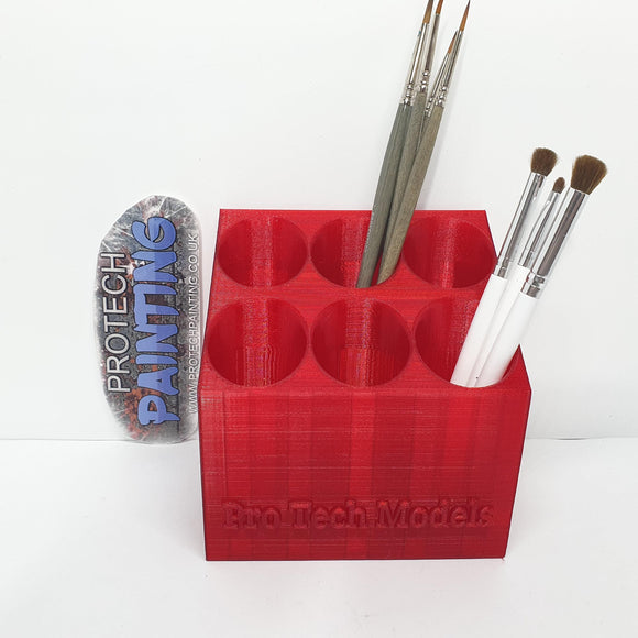 Paint Brush Rack (Chilli Red Ltd Edition) - Pro Tech Games