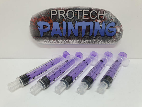 Paint Syringe (5 Pack) - Pro Tech Games