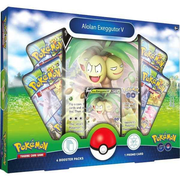 Pokémon TCG: Pokémon GO Collection Alolan Exeggutor V Box - Pro Tech 