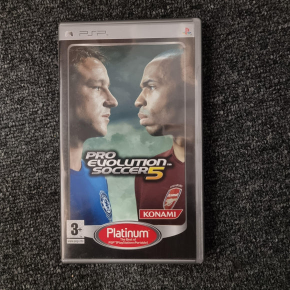 PSP Game - Pro Evolution Soccer 5 - Pro Tech 