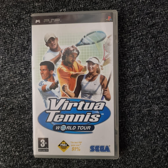 PSP Game - Virtua Tennis World Tour - Pro Tech 