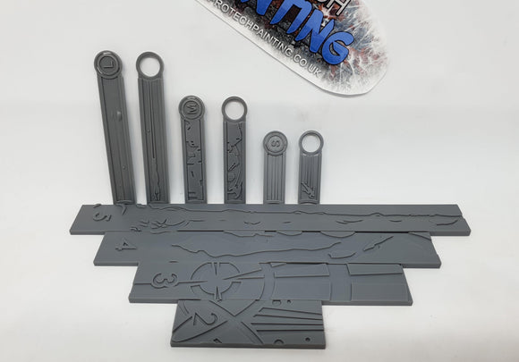 Ruler and Template Set - Pro Tech Games