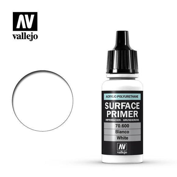 Vallejo Surface Primer 70.600 White 17ml - Pro Tech 