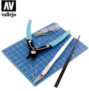 Vallejo Tools - Plastic Modelling Tool set 9pc # T11001 - Pro Tech 